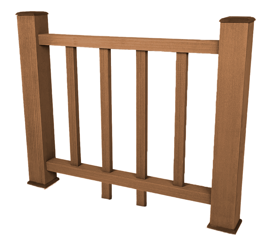 картинка Ограждение ДПК SinoDeck Fence Оранжевый в нашем каталоге по выгодным ценам рынка. Выберите наилучший вариант для вашего проекта.