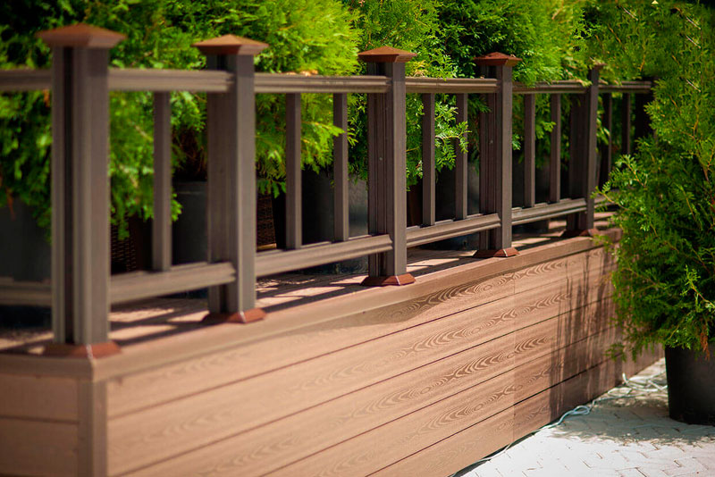 Ограждения из ДПК