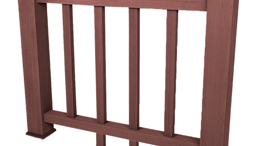 картинка Ограждение ДПК SinoDeck Fence Махагон в нашем каталоге по выгодным ценам рынка. Выберите наилучший вариант для вашего проекта.
