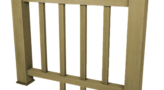 картинка Ограждение ДПК SinoDeck Fence Натуральное дерево в нашем каталоге по выгодным ценам рынка. Выберите наилучший вариант для вашего проекта.