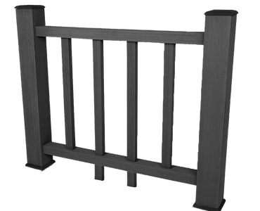 картинка Ограждение ДПК SinoDeck Fence Темно-серый в нашем каталоге по выгодным ценам рынка. Выберите наилучший вариант для вашего проекта.